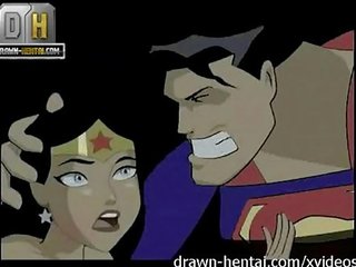Justice league dospělý film - superman pro divit žena